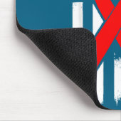 American Heart Disease Awareness Month Ribbon Red  Muismat (Hoek)