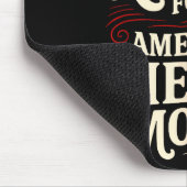 American Heart Disease Awareness Month Ribbon Red  Muismat (Hoek)