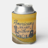 “American Heart” Koozie Fleskoeler (Blikje Voorkant)