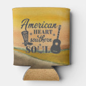“American Heart” Koozie Fleskoeler (Achterkant)