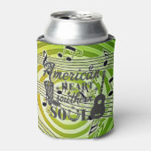 “American Heart” Koozie Fleskoeler (Blikje Voorkant)