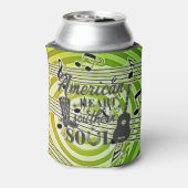 “American Heart” Koozie Fleskoeler (Blikje Achterkant)