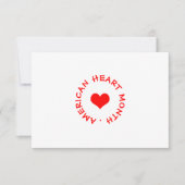 American Heart Month Kaart (Voorkant)