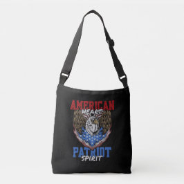 "American Heart, Patriot Spirit" Crossbody Tas