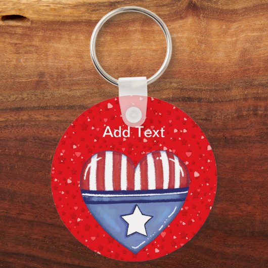 American Heart - SRF Sleutelhanger (Voorkant)