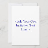 American Hearts Invitation Kaart (Achterkant)