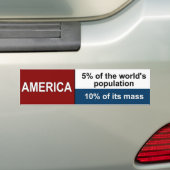 American Heavies Bumpersticker (Op auto)