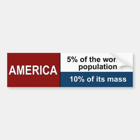 American Heavies Bumpersticker (Voorkant)