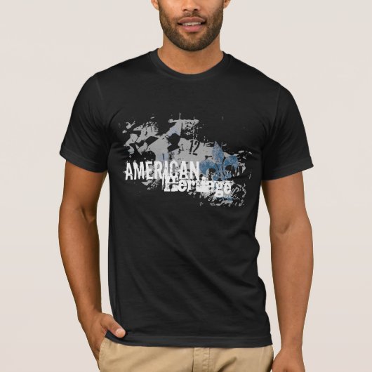 AMERICAN HERITAGE BLACK TIME TSHIRT (Voorkant)