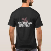 AMERICAN HERITAGE GRAY CREST TSHIRT (Achterkant)