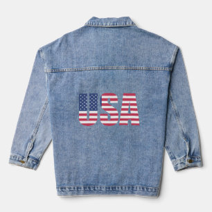 American Heritage USA Vlag Denim Jas - Vintage Jacket