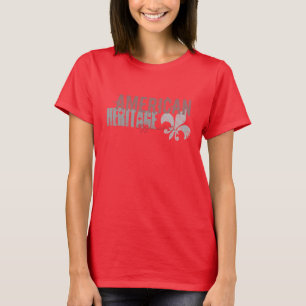 AMERICAN HERITAGE WOMENS GRAY CREST TSHIRT
