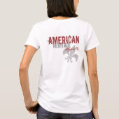 AMERICAN HERITAGE WOMENS GRAY CREST TSHIRT (Achterkant)