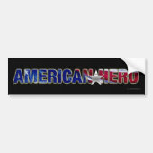 American Hero bumper sticker (Voorkant)