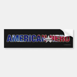 American Hero bumper sticker