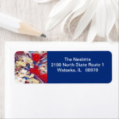 AMERICAN HEROES - SJABLOON ADRESLABEL ETIKET (Insitu)