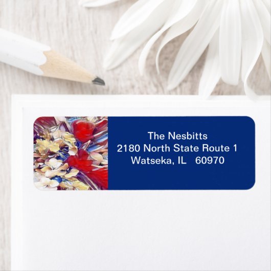 AMERICAN HEROES - SJABLOON ADRESLABEL ETIKET (Insitu)