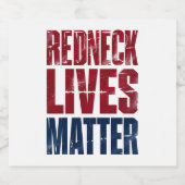 American Holiday Redneck Matter 4th of July Vereni Bier Etiket (Enkel label)