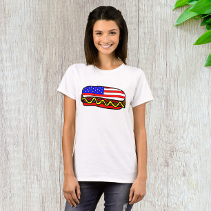 American Hot Dog Food T-Shirt