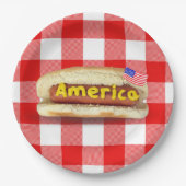 American Hot Dog on Buffalo Plays Paper Bord (Voorkant)