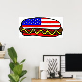 American Hot Dog Poster (Thuiskantoor)