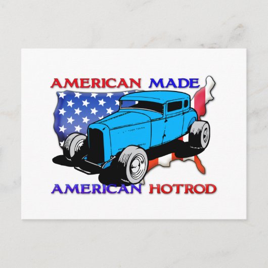 American Hotrod Chopped Briefkaart (Voorkant)
