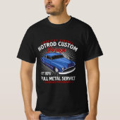 American  HotRod Custom Garage Full Service T-shirt (Voorkant)