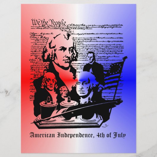 American Independence Day, 4 juli brochure (Voorkant)