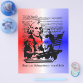 American Independence Day, 4 juli brochure (Enkel)