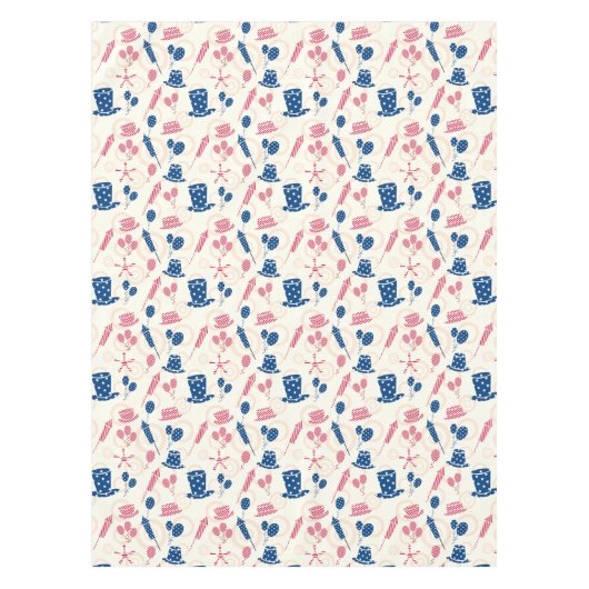 American Independence Day Celebration Symbols Tafelkleed (Voorkant)