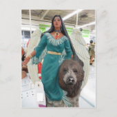 American Indian Angel Briefkaart (Voorkant)