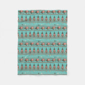 American Indian Cabin Fleece Blanket (Voorkant)