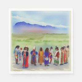 American Indian Celebration Paper Napkins Servet