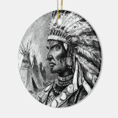 American Indian Chief Ornament (Links)