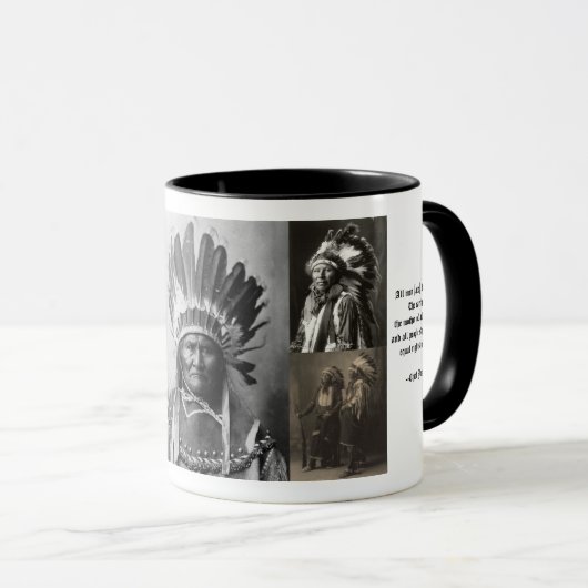 "American Indian Chieftains" Coffee Mok (Voorkant rechts)