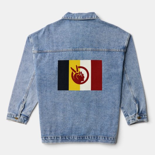 American Indian Movement  Denim Jacket (Achterkant)