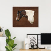 American Indian Painted Pony Horse-lover Print (Thuiskantoor)