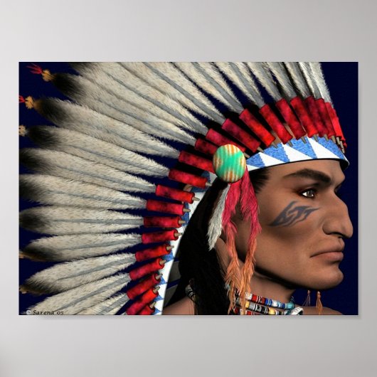 ~American Indian~ Poster (Voorkant)