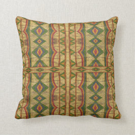 American Indian Style Parfleche Pillow Kussen