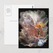 American Indian Wedding Night Vignette Briefkaart (Voorkant / Achterkant)