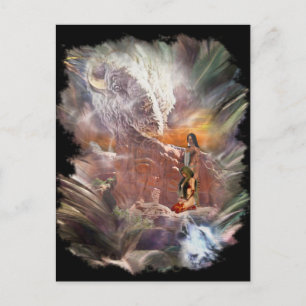 American Indian Wedding Night Vignette Briefkaart