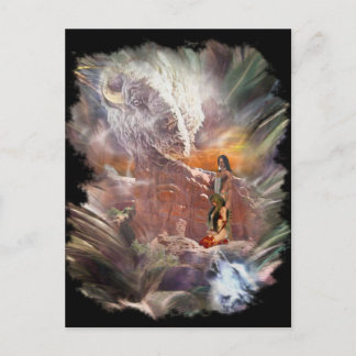 American Indian Wedding Night Vignette Briefkaart