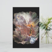 American Indian Wedding Night Vignette Briefpapier (Staand voorkant)