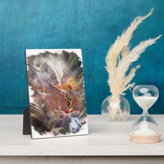 American Indian Wedding Night Vignette Fotoplaat (Zijkant)