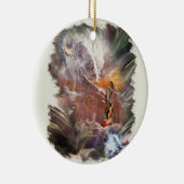 American Indian Wedding Night Vignette Keramisch Ornament (Rechts)