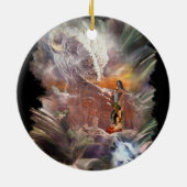 American Indian Wedding Night Vignette Keramisch Ornament (Achterkant)