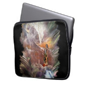 American Indian Wedding Night Vignette Laptop Sleeve (Voorkant Links)