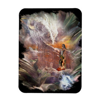 American Indian Wedding Night Vignette Magneet