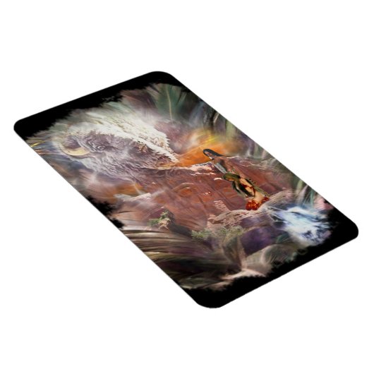 American Indian Wedding Night Vignette Magneet (Rechterzijde)