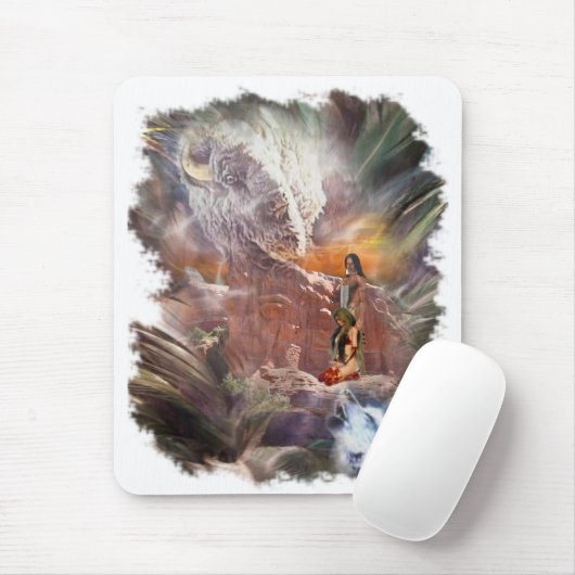 American Indian Wedding Night Vignette Muismat (Met muis)